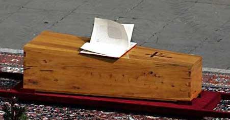 Pope’s Trapezoid Coffin