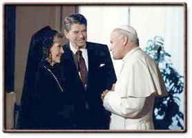 Reagan And Pope