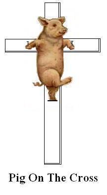 Pig On The Cross